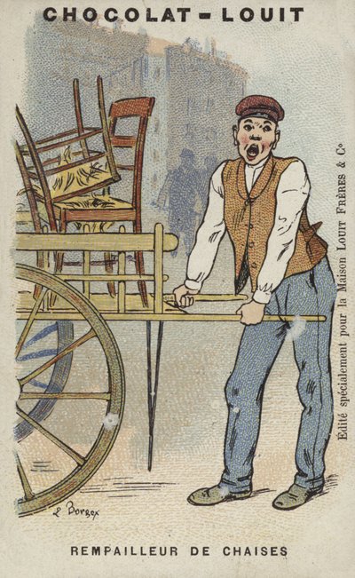 Rempailleur de Chaises by Louis Borgex